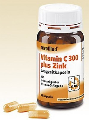 Vitamin C 300 + Zink Langzeitkapseln, 90 Kapseln