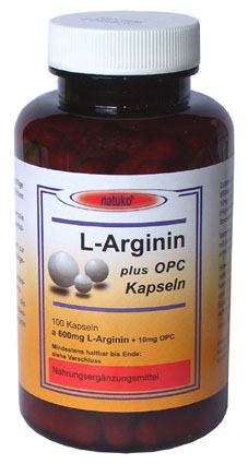L-Arginin + OPC Kapseln, 100 St.  Aktionspreis